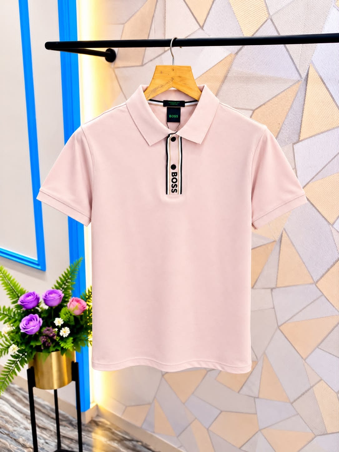 Hugo Boss Premium Polo T-Shirt for Men | Compact Cotton Lycra