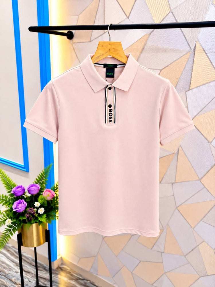 Hugo Boss Premium Polo T-Shirt for Men | Compact Cotton Lycra