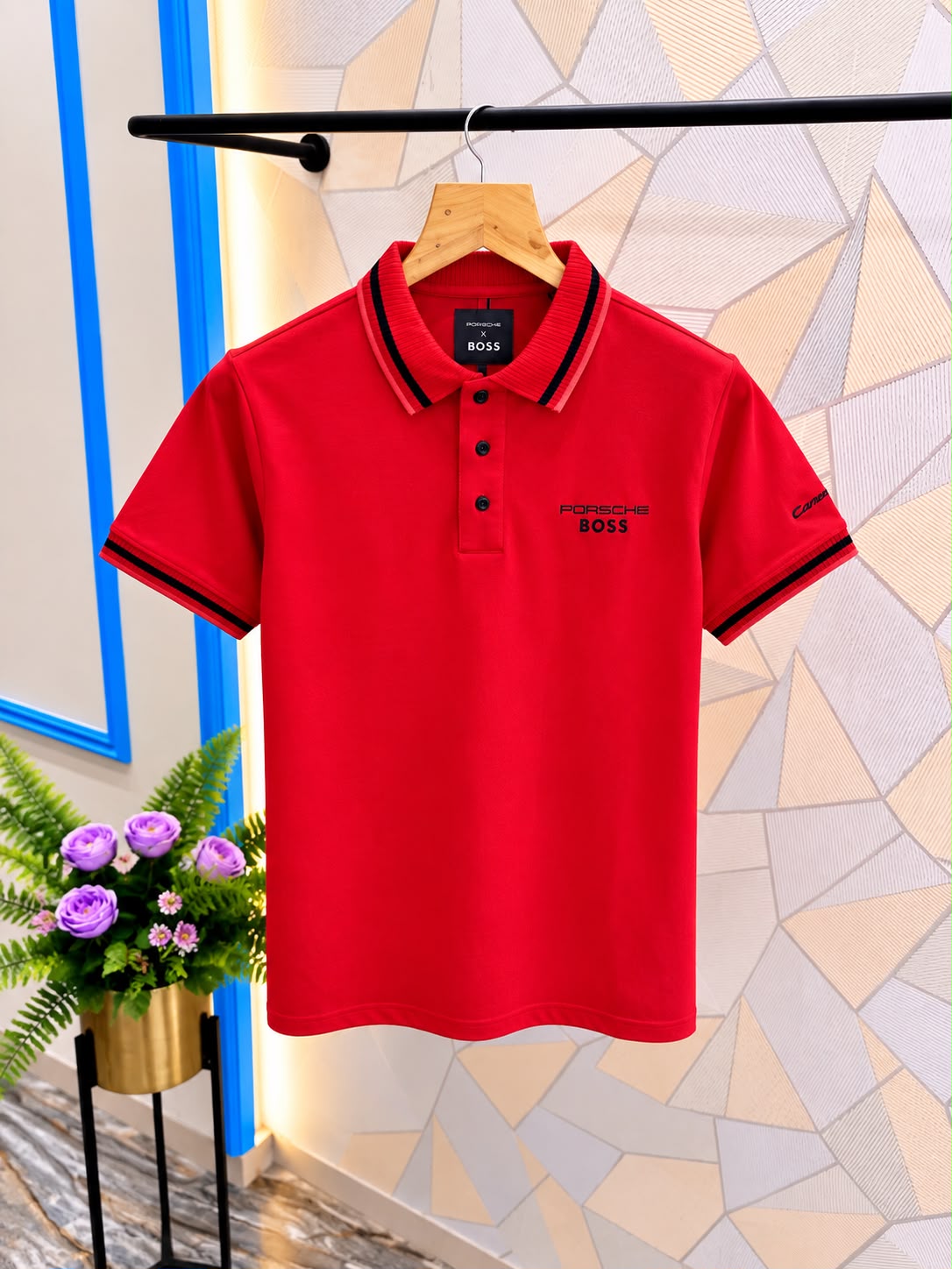 Hugo Boss Premium Polo T-Shirt for Men | Compact Cotton Lycra