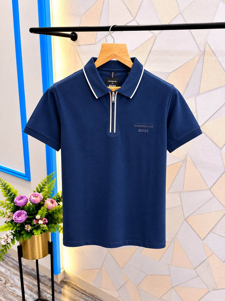 Hugo Boss Premium Polo T-Shirt for Men | Compact Cotton Lycra