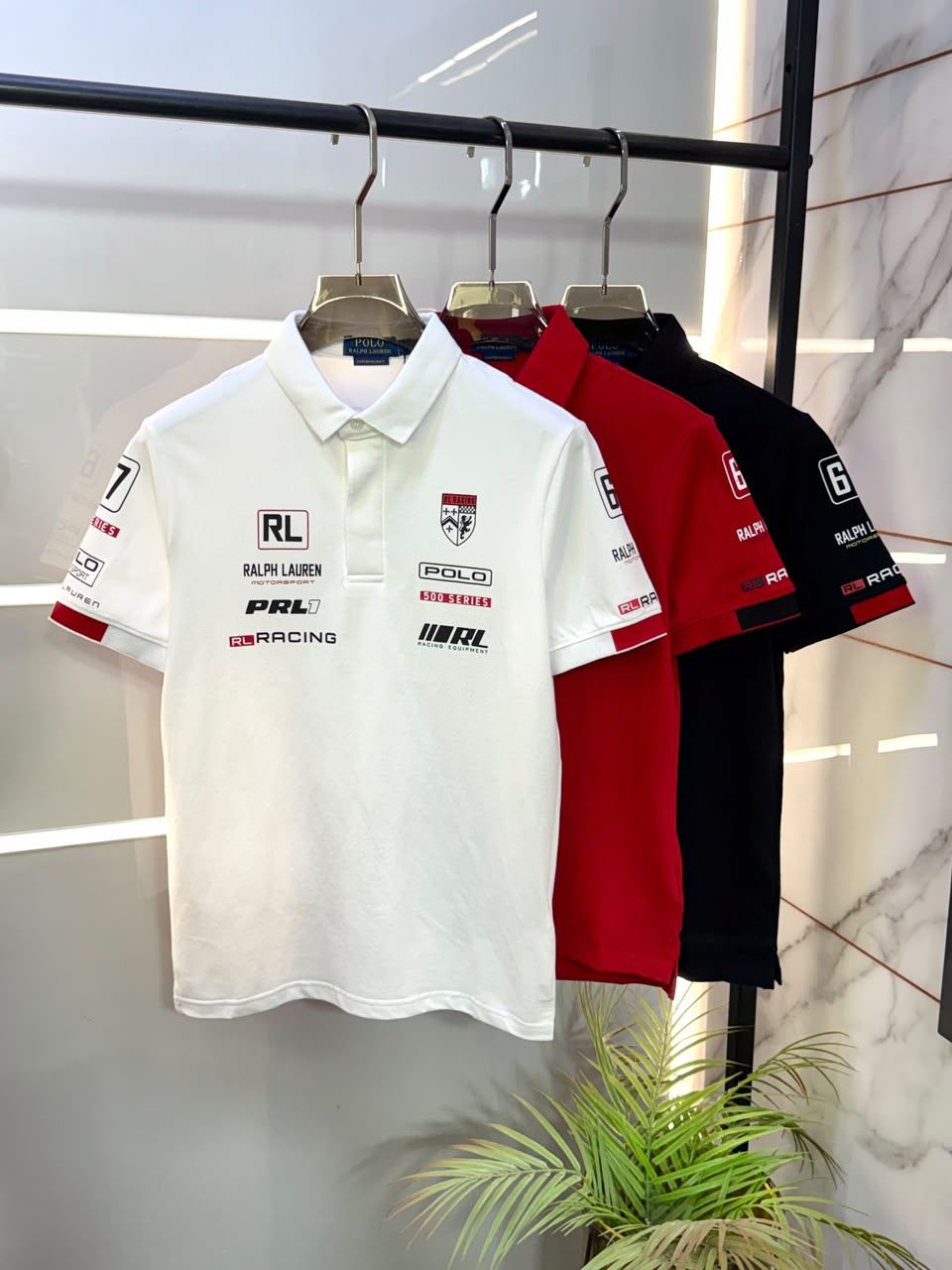 Ralph Lauren Premium Polo Neck T-Shirt for Men | Soft Cotton |- 5096