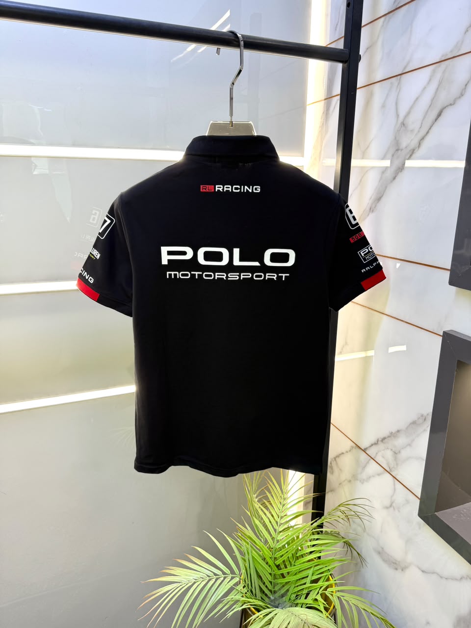 Ralph Lauren Premium Polo Neck T-Shirt for Men | Soft Cotton |- 5096