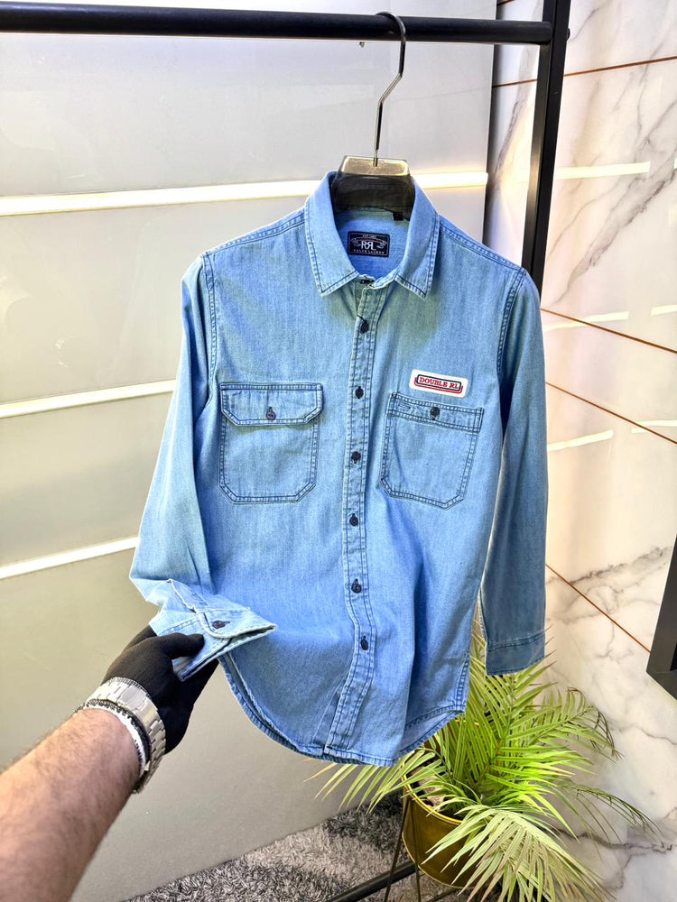 Ralph Lauren Premium Denim Shirt for Men | Standard Fit |- 3779