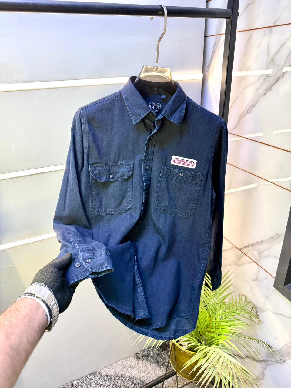 Ralph Lauren Premium Denim Shirt for Men | Standard Fit |- 3779