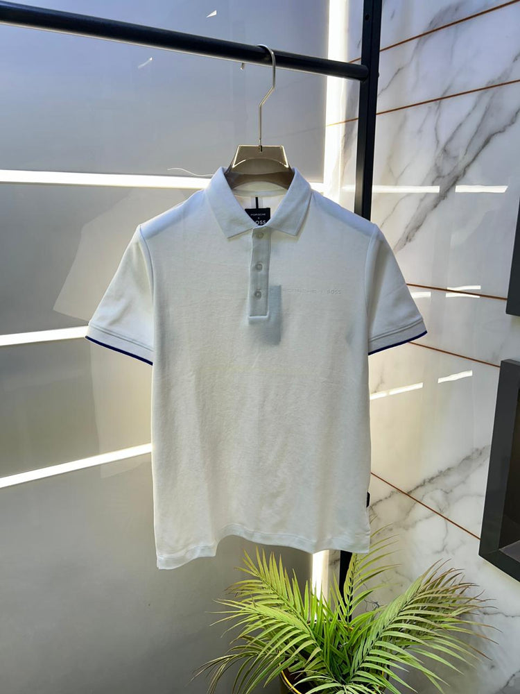 Boss Porsche Polo Neck Extra Premium Tshirt 1829