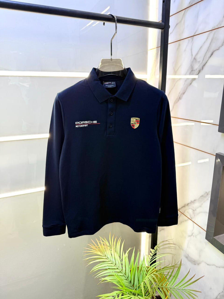 - Boss Porsche Polo Neck Extra Premium Tshirt-1829