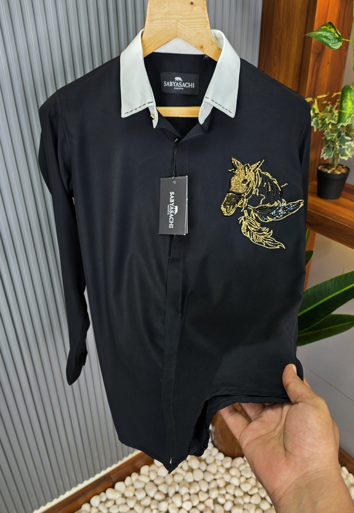 SABYASACHI Premium Shirt for Men – Slim Fit Cotton. Product Code: T01