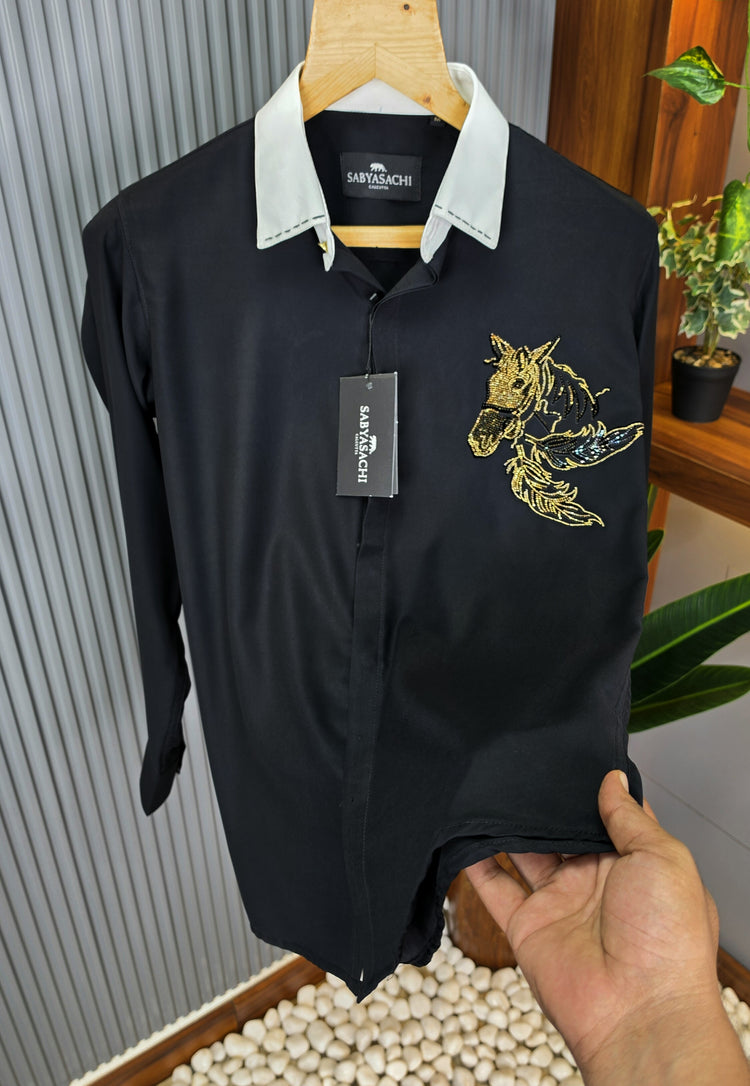 SABYASACHI Premium Shirt for Men – Slim Fit Cotton. Product Code: T01