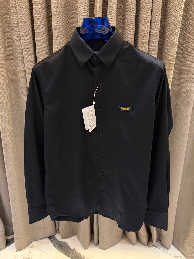 Balmain Patch Printed Premium Shirt for Men – Ghiza Cotton Lycra