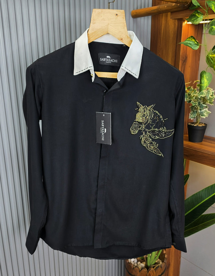 SABYASACHI Premium Shirt for Men – Slim Fit Cotton. Product Code: T01