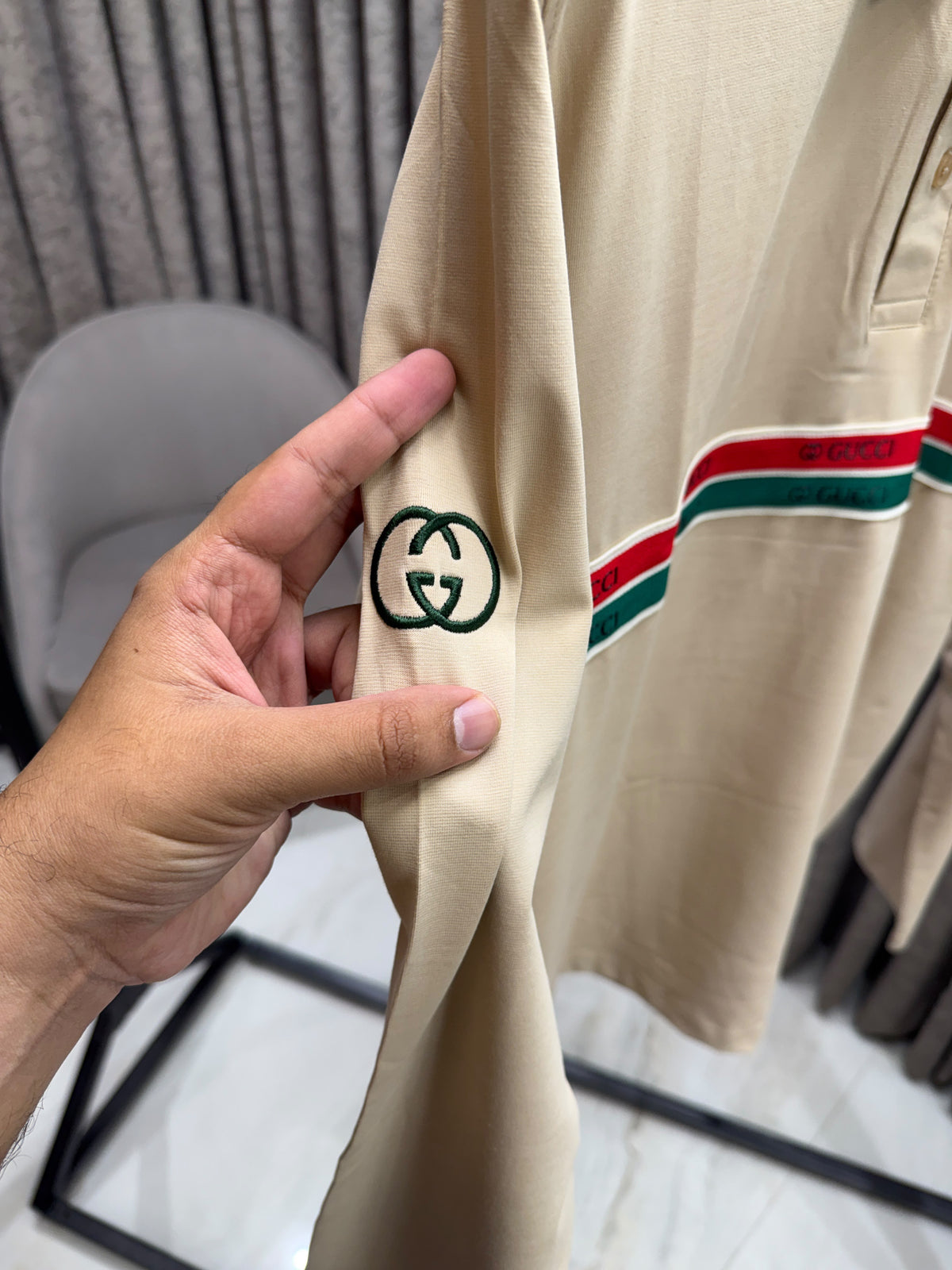 GUCCI GG  Premium  Full Sleeves  Polo   T-SHIRTS Collection