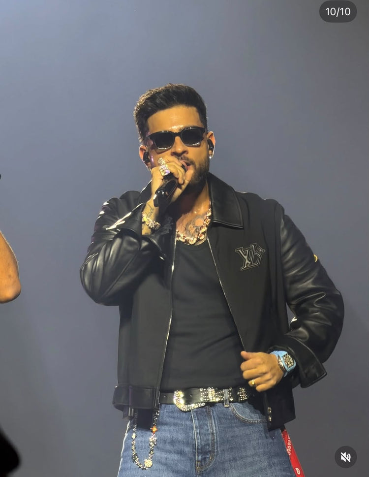 LOUI VUITTON IMP LEATHER SLEEVES JACKETS CELEBRITY CHOICE CS454 KARAN AUJLA LIMITED EDITION VERY PREMIUM DESIGNER JACKET