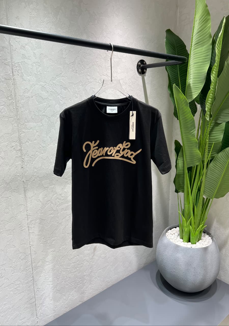 Fear of God Essentials Oversized T-Shirt for Men | Premium Cotton Lycra 240 GSM