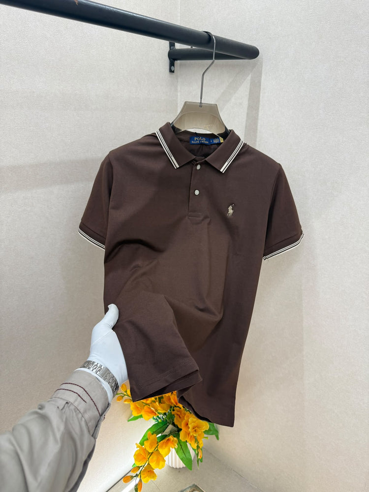 Ralph Lauren Polo Neck Extra Premium T-Shirt for Men. Product Code: 3847