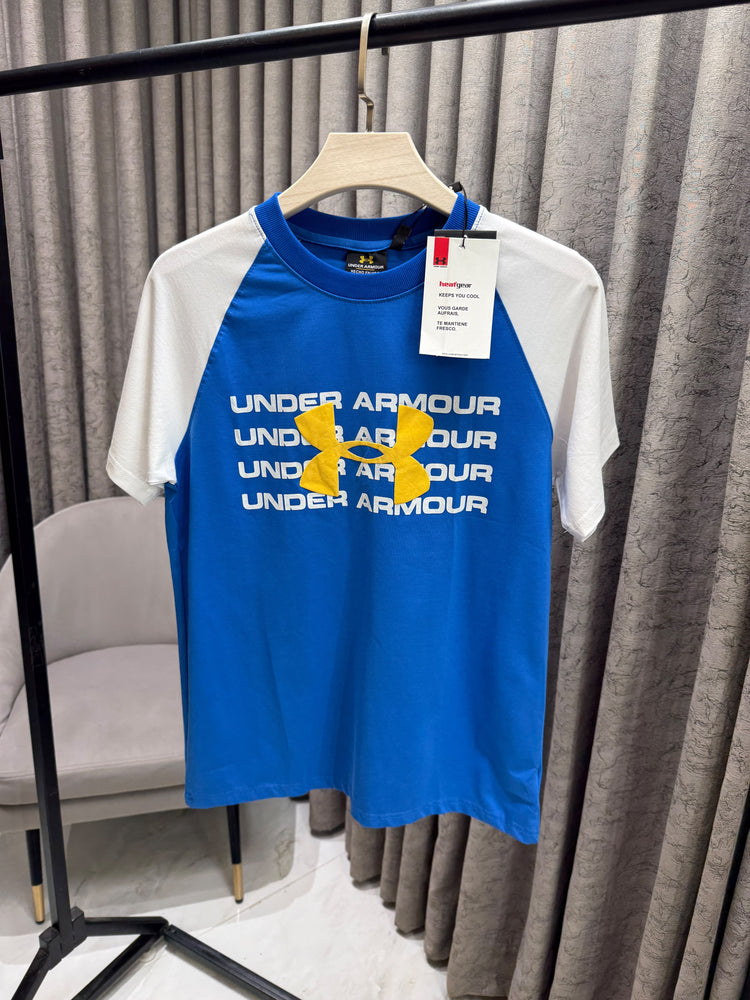 Under Armour Classics Round Neck T-Shirt – Premium Cotton Lycra Gym Tee