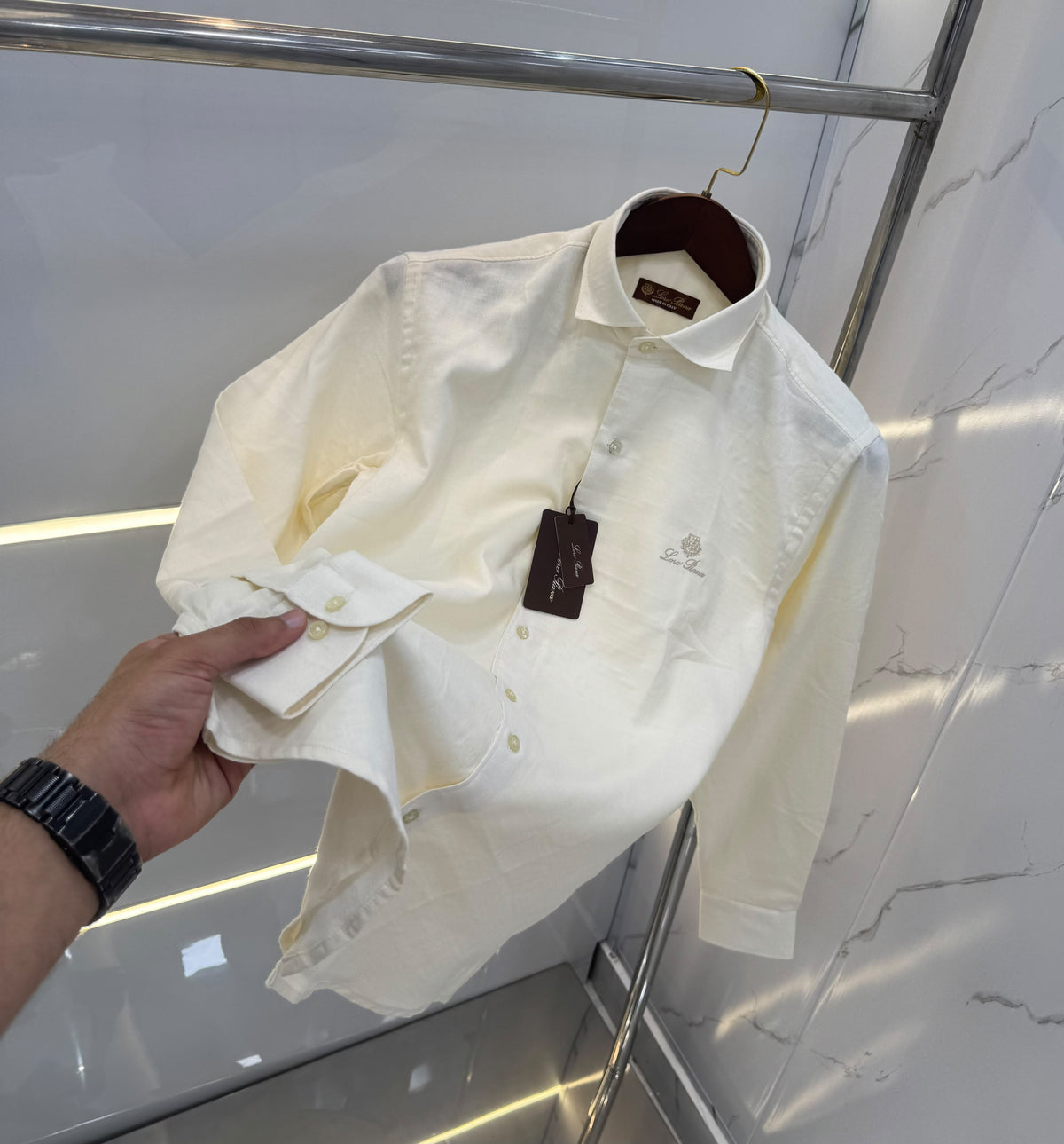 Loro Piana Limited Edition Shirt for Men – Premium Cotton Lycra