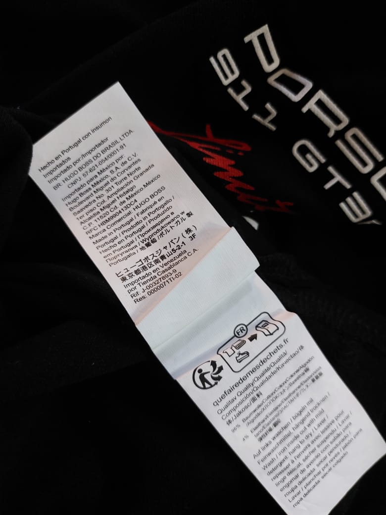 BOSS x Porsche Premium Polo Neck T-Shirt – Soft Matty Cotton