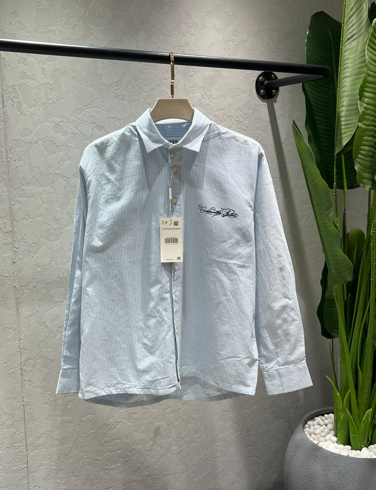 ZARA Front & Back Printed Shirt – Premium Imported Cotton Lycra Boxy Fit