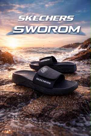 Skechers Go Recovery Adjust Premium Slides – White & Black