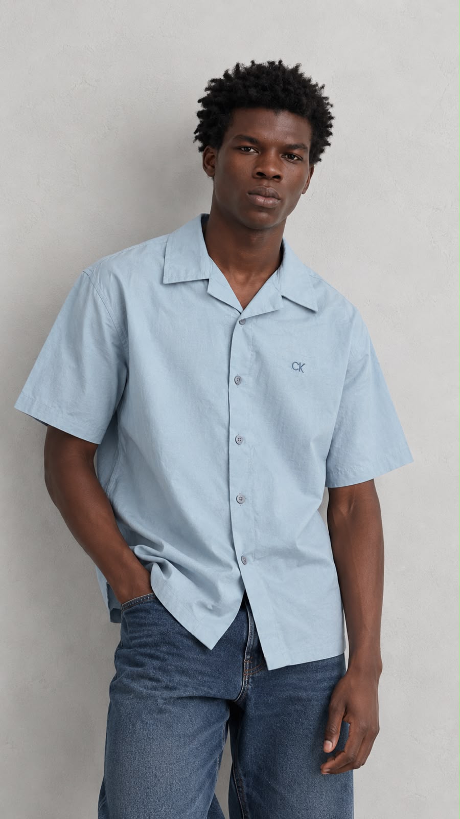 Calvin Klein Premium Stretch Shirt for Men – Regular Fit