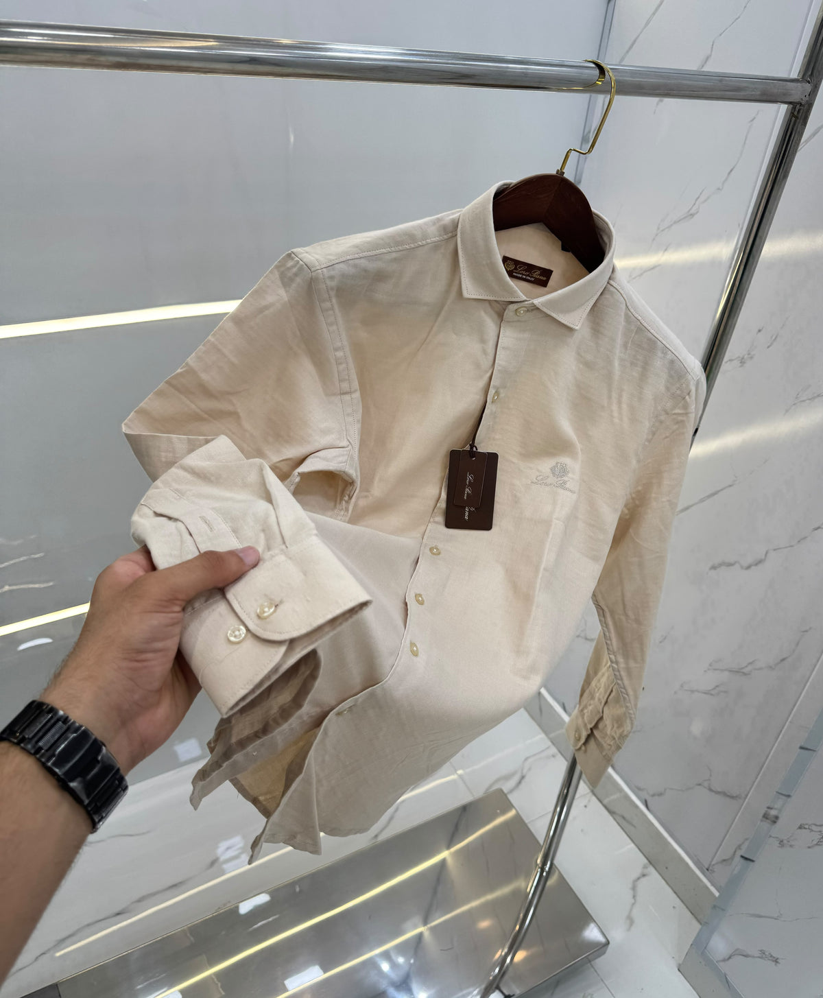 Loro Piana Premium Cotton Lycra Shirt – Limited Edition Regular Fit