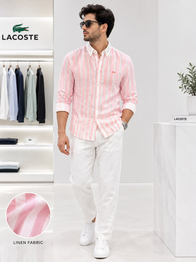 Lacoste Formal Classic Shirt for Men – Premium Oxford Fabric
