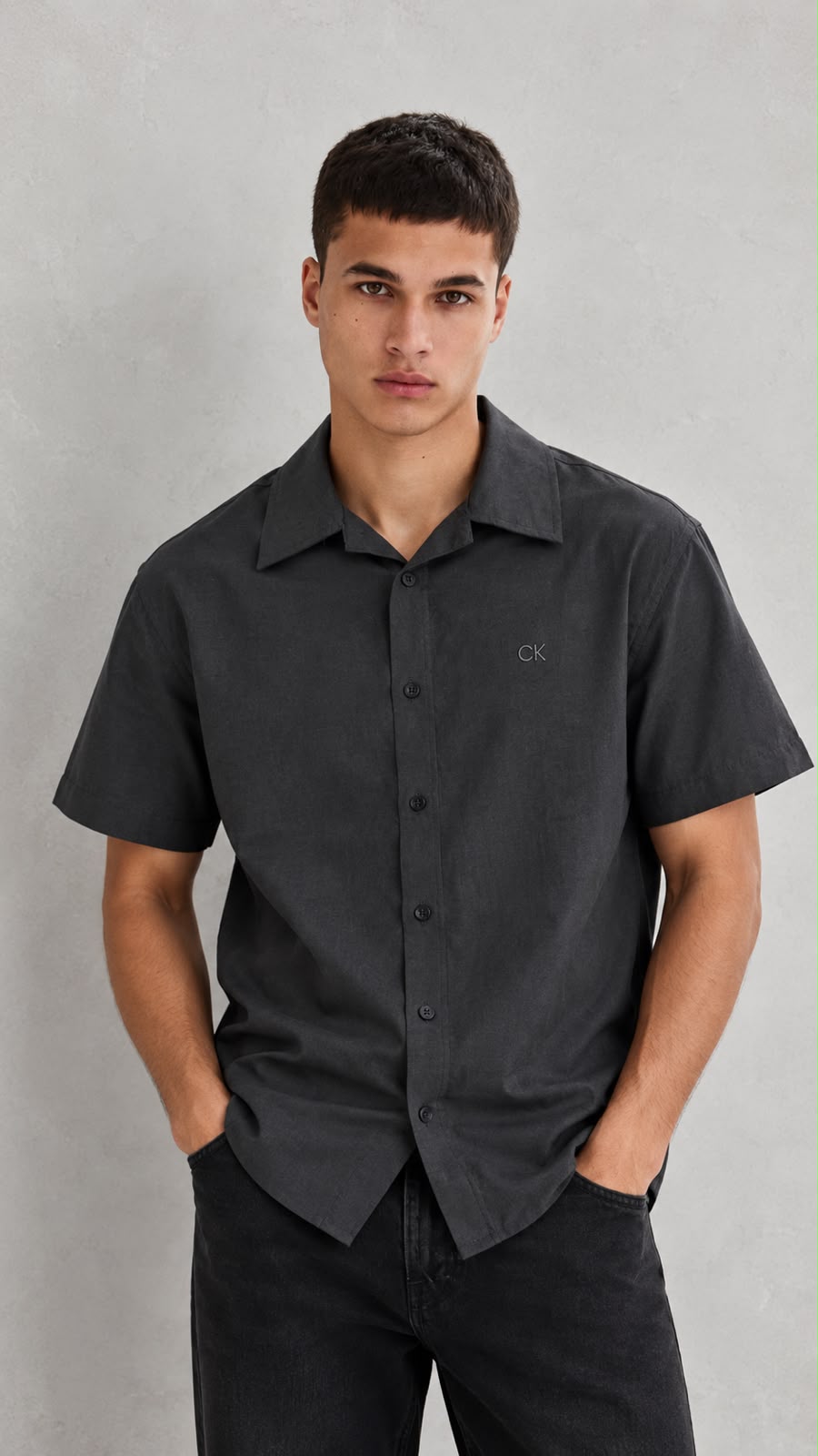 Calvin Klein Premium Stretch Shirt for Men – Regular Fit