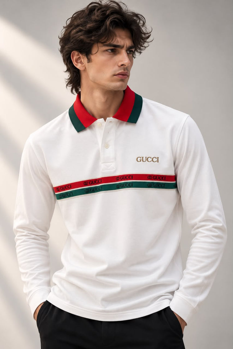 GUCCI GG  Premium  Full Sleeves  Polo   T-SHIRTS Collection