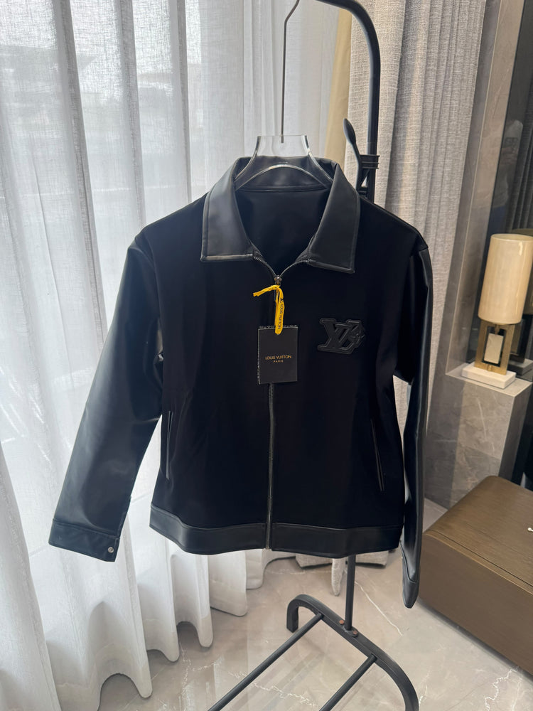 LOUI VUITTON IMP LEATHER SLEEVES JACKETS CELEBRITY CHOICE CS454 KARAN AUJLA LIMITED EDITION VERY PREMIUM DESIGNER JACKET