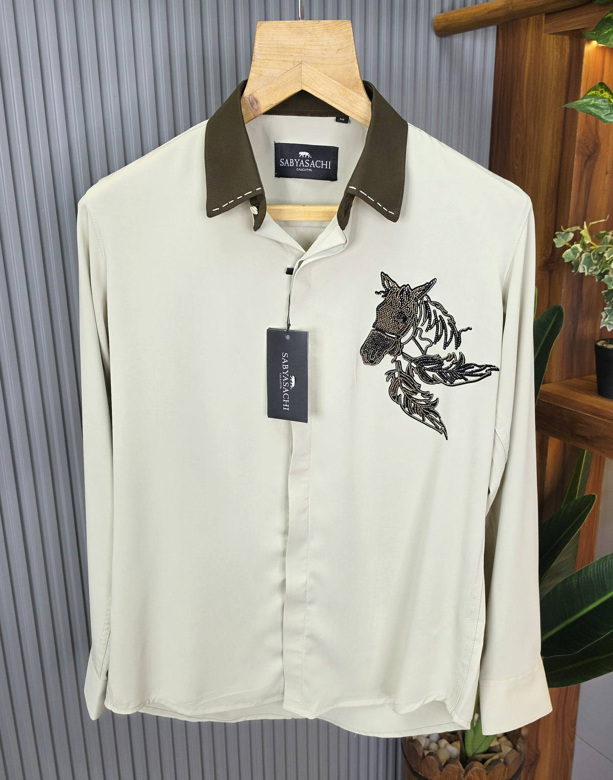 SABYASACHI Premium Shirt for Men – Slim Fit Cotton. Product Code: T01