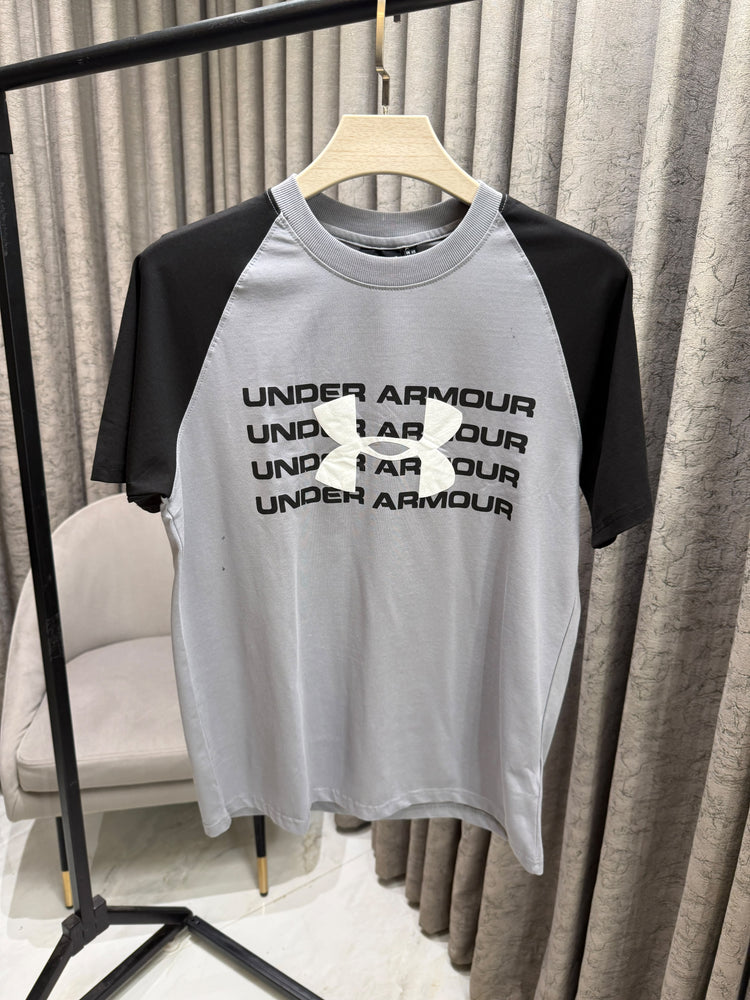 Under Armour Classics Round Neck T-Shirt – Premium Cotton Lycra Gym Tee