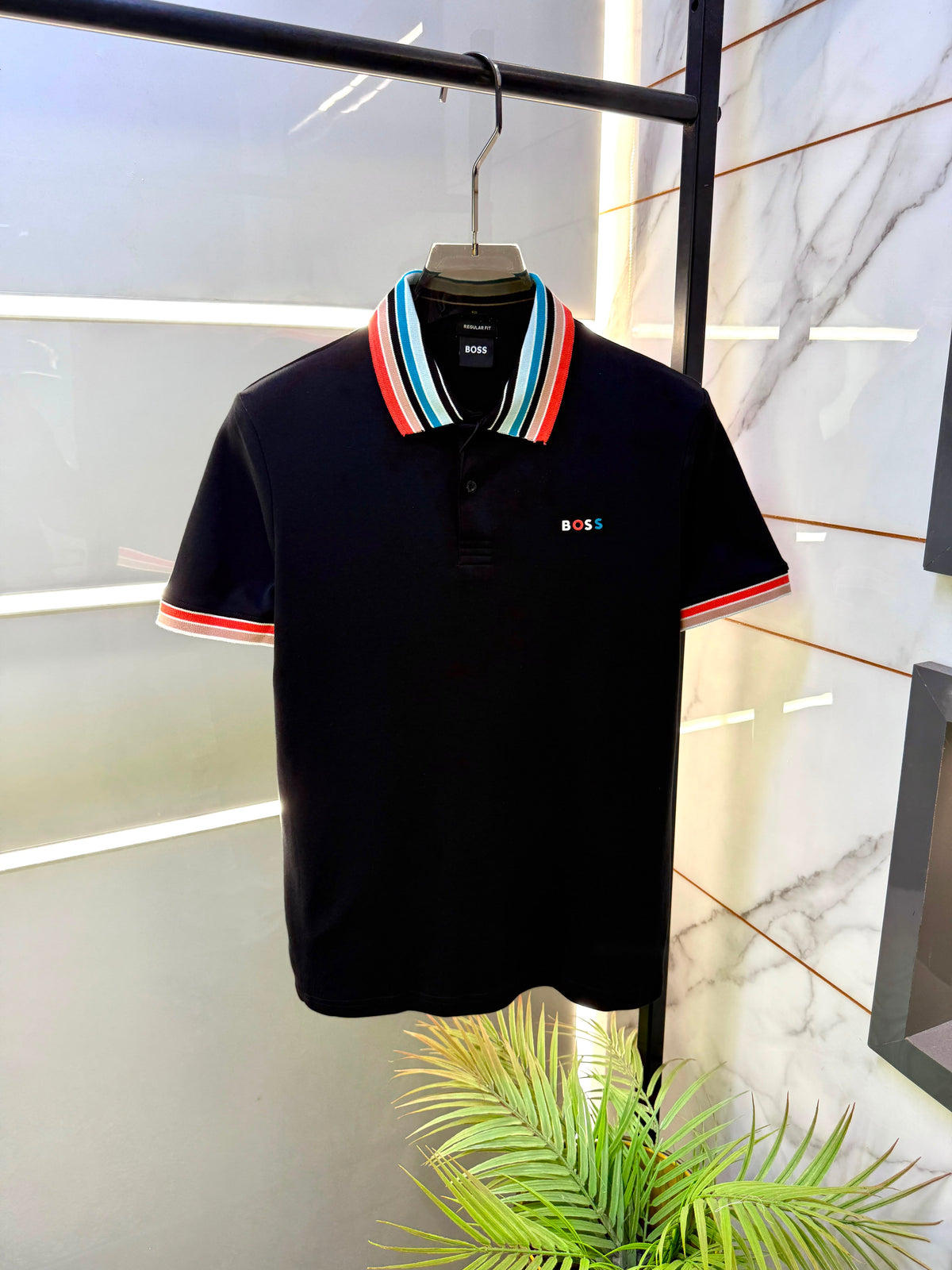 BOSS Polo Neck T-Shirt for Men – Extra Premium Soft Cotton. Product Code: 5074