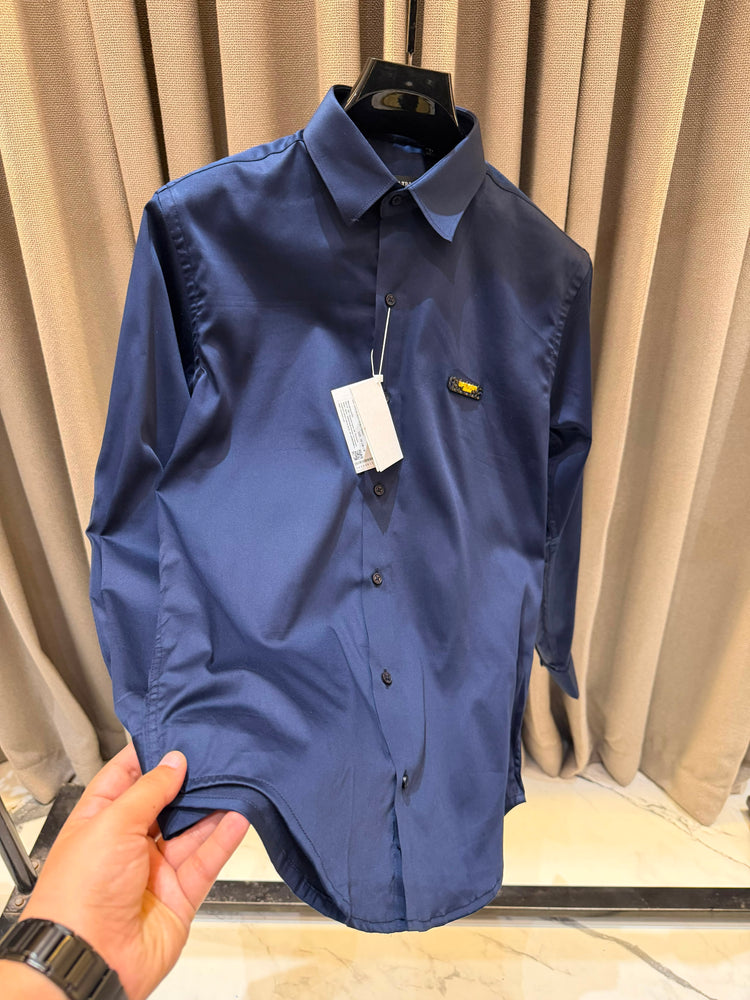 Balmain Patch Printed Premium Shirt for Men – Ghiza Cotton Lycra