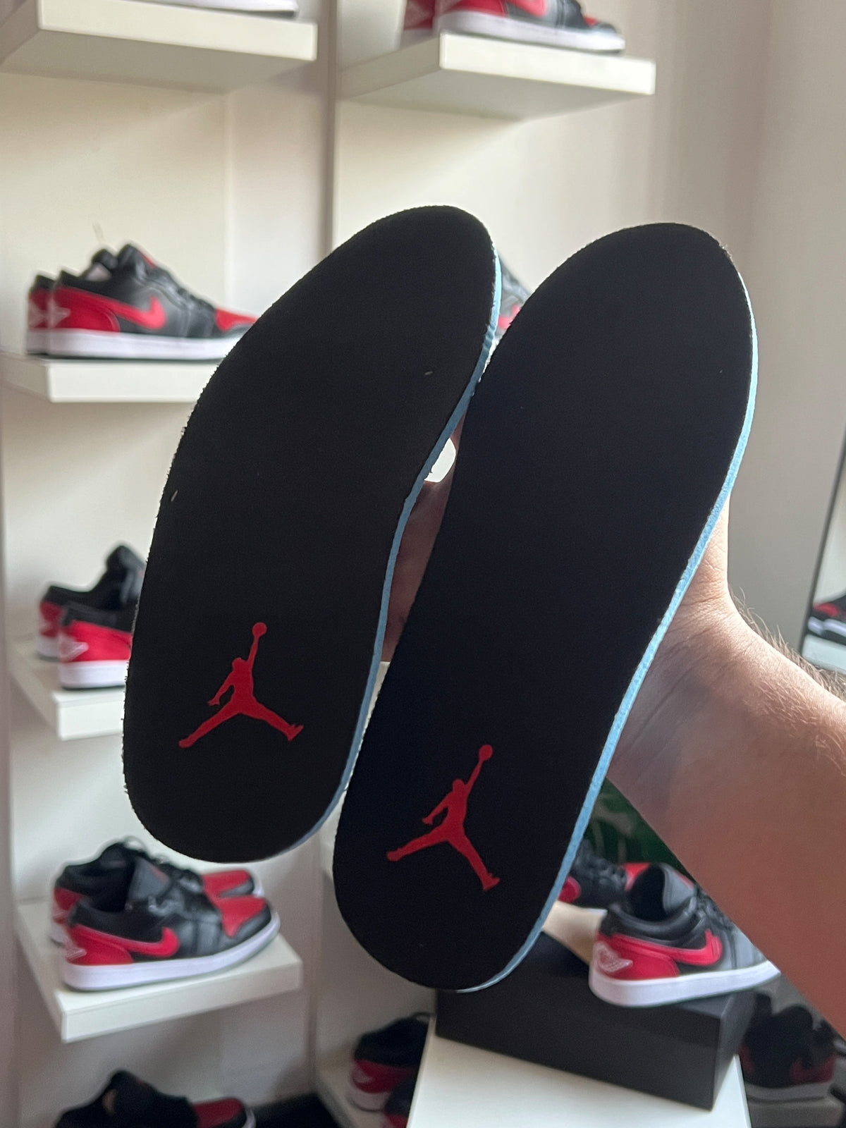 Air Jordan 1 Low Bred Twist Sneakers