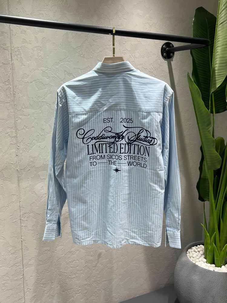 ZARA Front & Back Printed Shirt – Premium Imported Cotton Lycra Boxy Fit