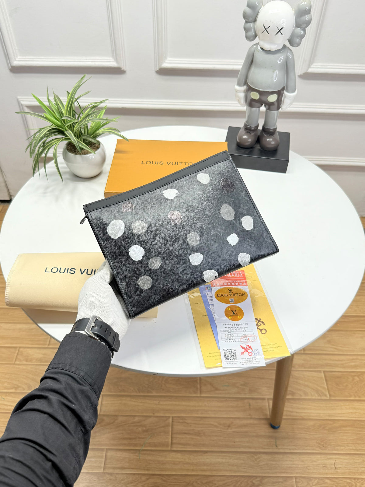 Louis Vuitton x Yayoi Kusama Messenger Toiletry Bag with Box & Dust Bag
