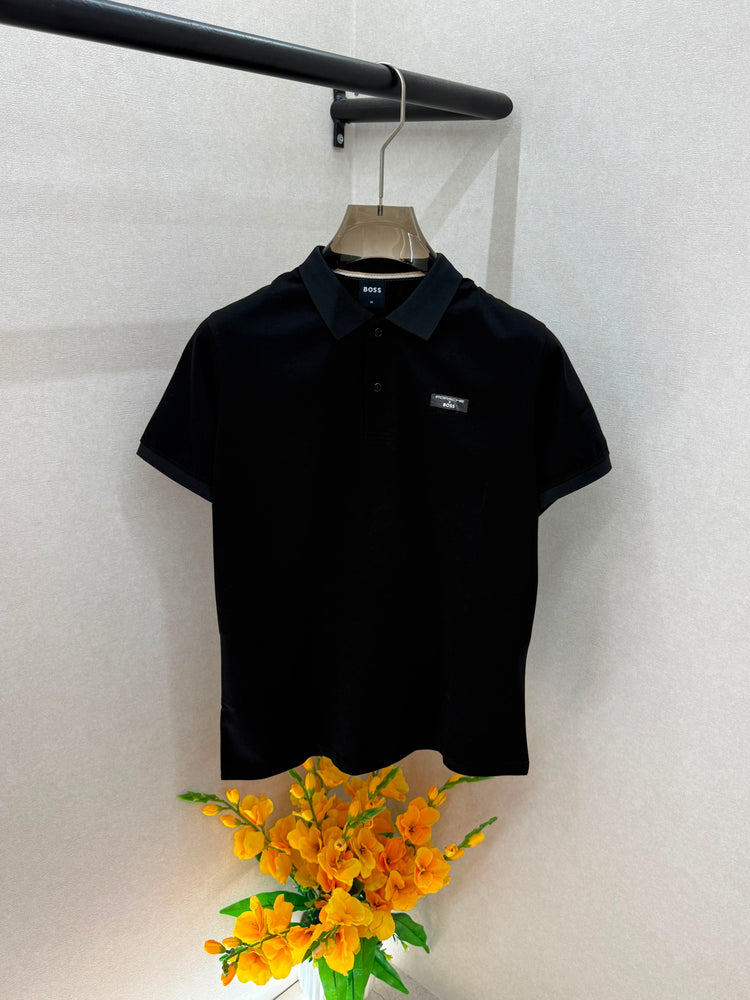 BOSS Premium Polo Neck T-Shirt with Brand Box – Soft Matty Cotton