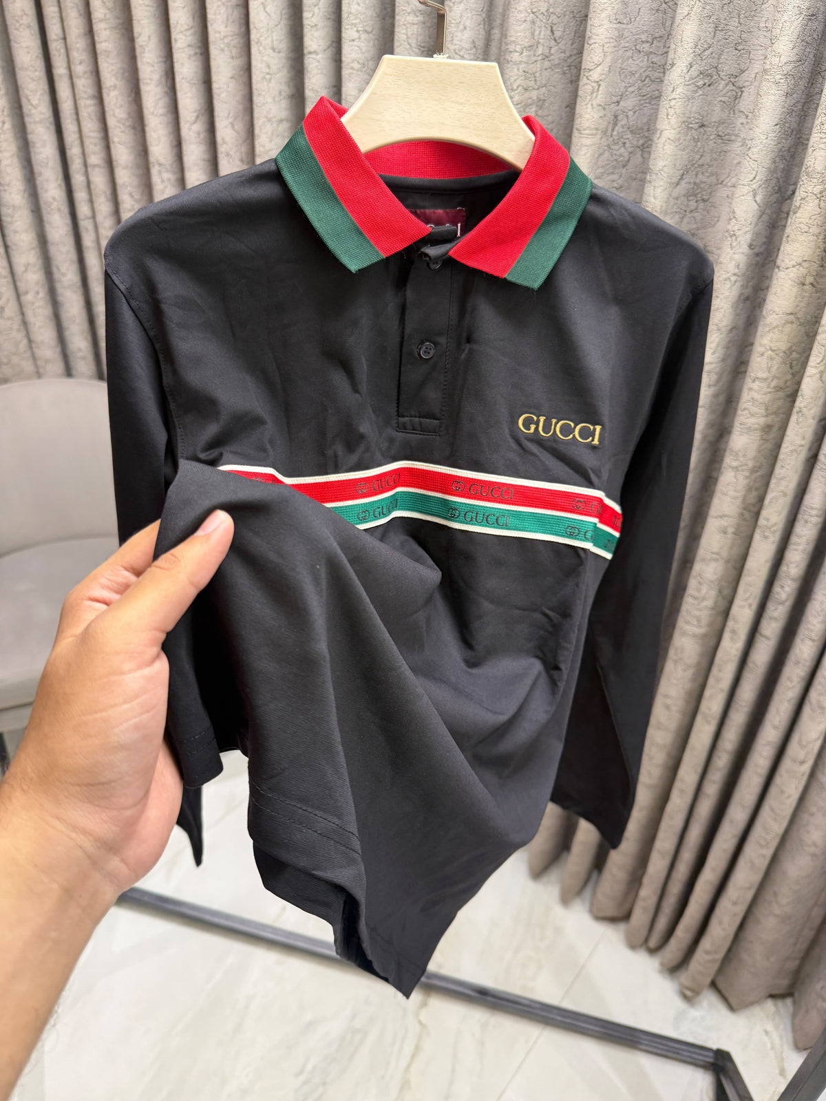 GUCCI GG  Premium  Full Sleeves  Polo   T-SHIRTS Collection