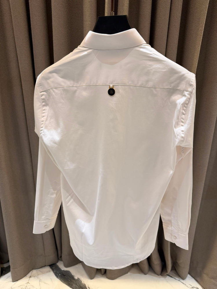Balmain Patch Printed Premium Shirt for Men – Ghiza Cotton Lycra
