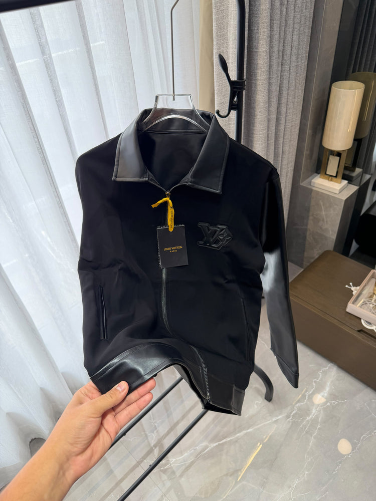 LOUI VUITTON IMP LEATHER SLEEVES JACKETS CELEBRITY CHOICE CS454 KARAN AUJLA LIMITED EDITION VERY PREMIUM DESIGNER JACKET