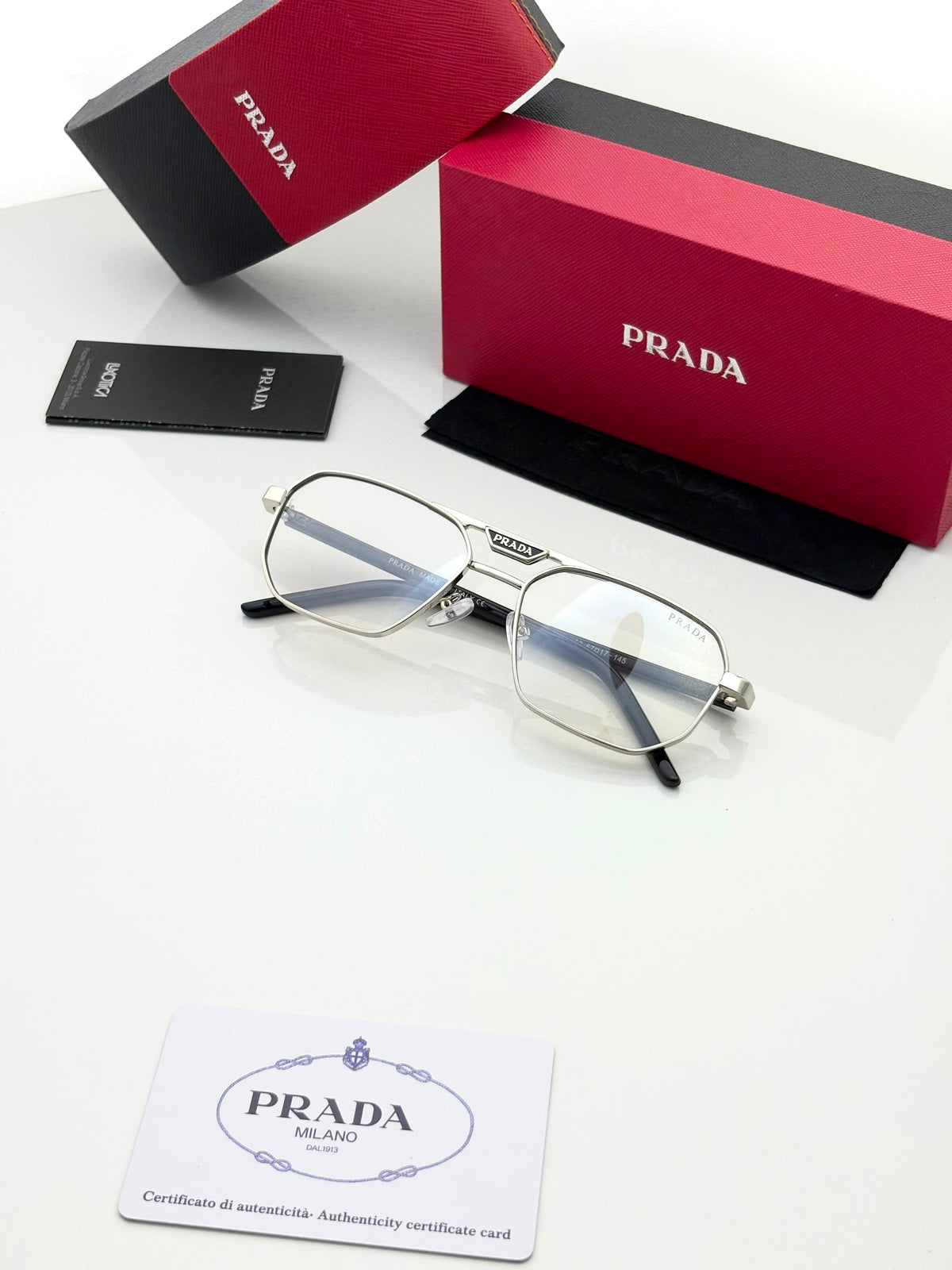 Prada 120 Silver Plano