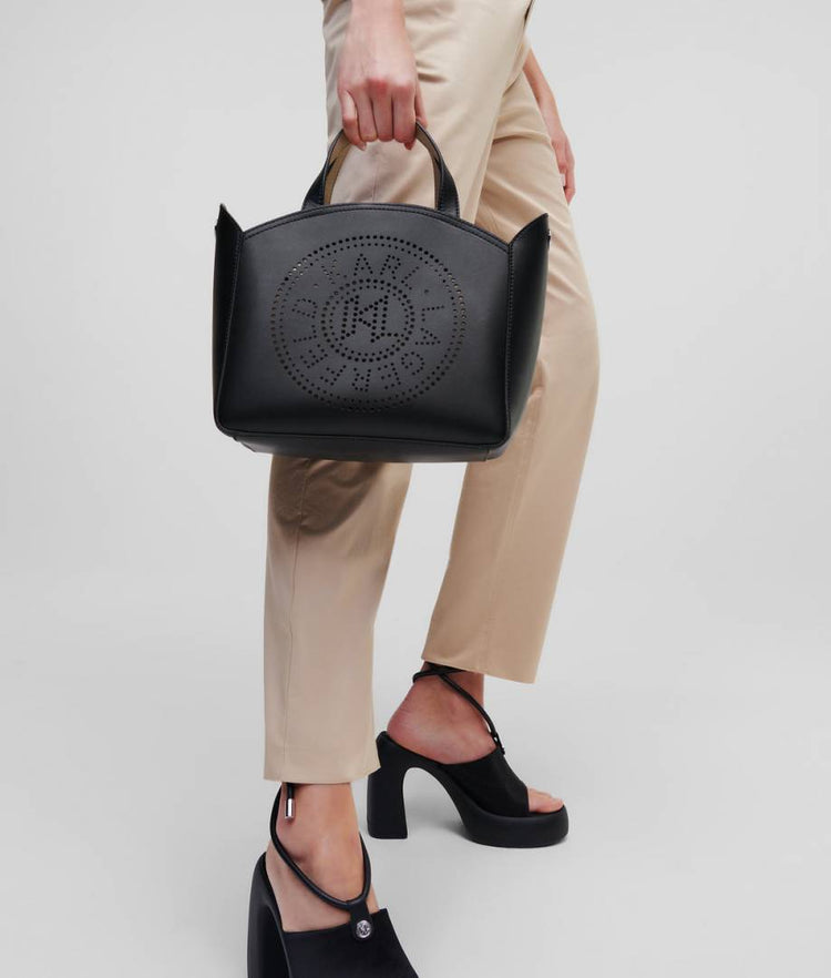 Karl Lagerfeld K/Circle Ikon Tote Bag with Shoulder Strap & Dust Bag