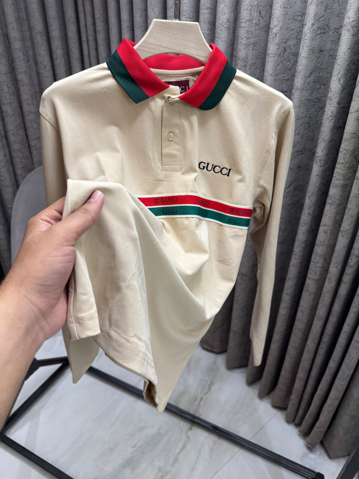 GUCCI GG  Premium  Full Sleeves  Polo   T-SHIRTS Collection