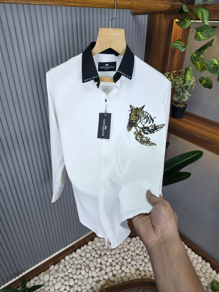 SABYASACHI Premium Shirt for Men – Slim Fit Cotton. Product Code: T01