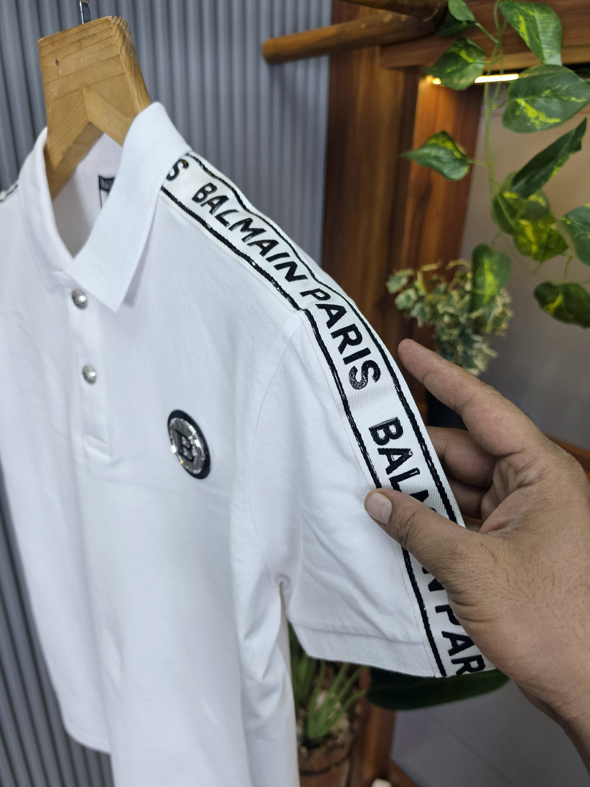 BALMAIN Premium Polo T-Shirt for Men – 260 GSM Cotton Mattie Product Code: T14