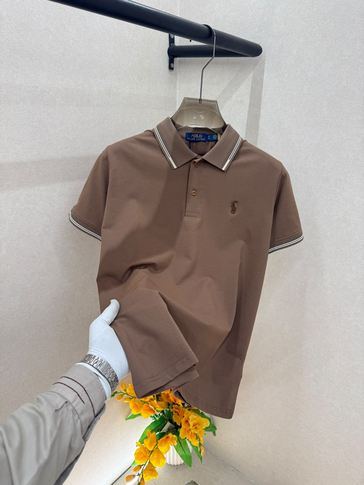 Ralph Lauren Polo Neck Extra Premium T-Shirt for Men. Product Code: 3847