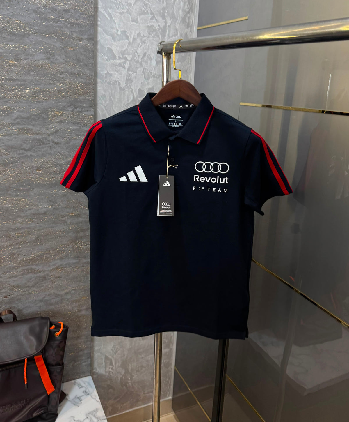 Audi x Adidas Motorsport Revolut F1 Team Polo T-Shirt