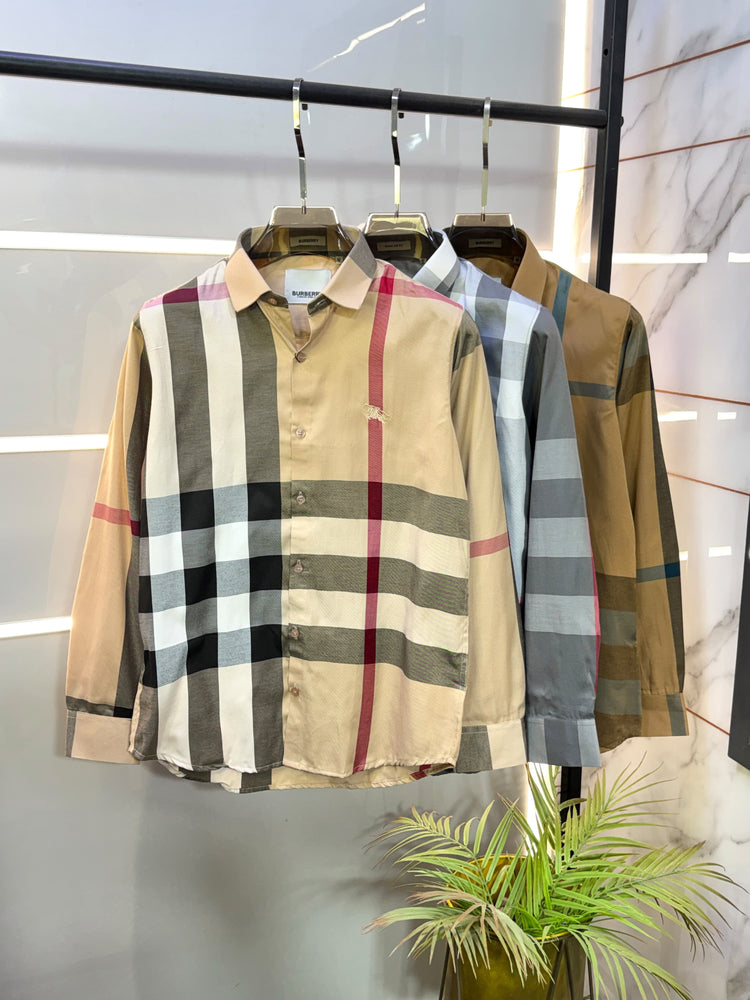 Burberry Checks Premium Shirt for Men – Standard Fit  Product Code: 3536
