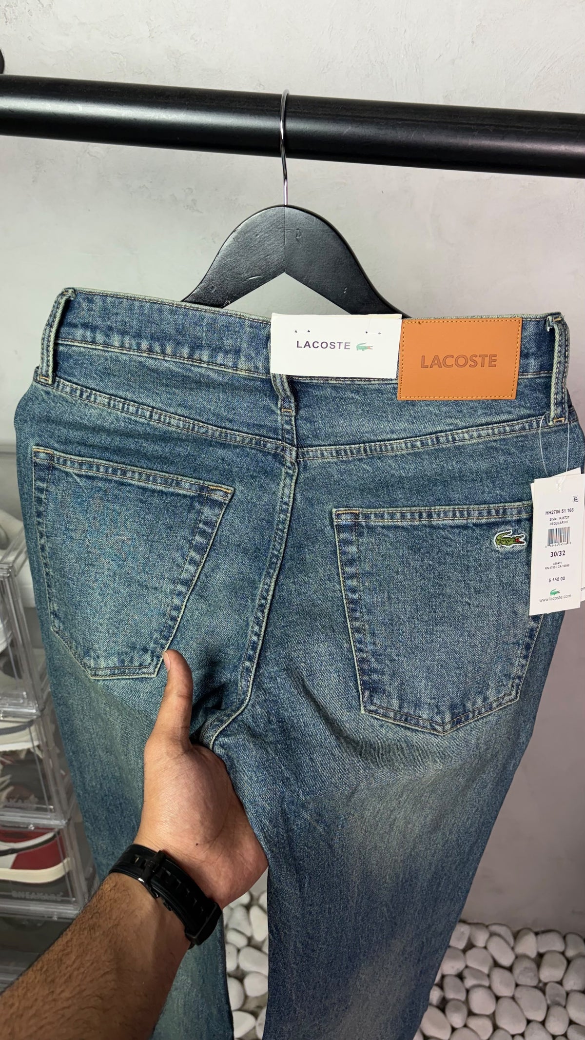 Lacoste Premium Jeans for Men – Modern Fit Premium Denim
