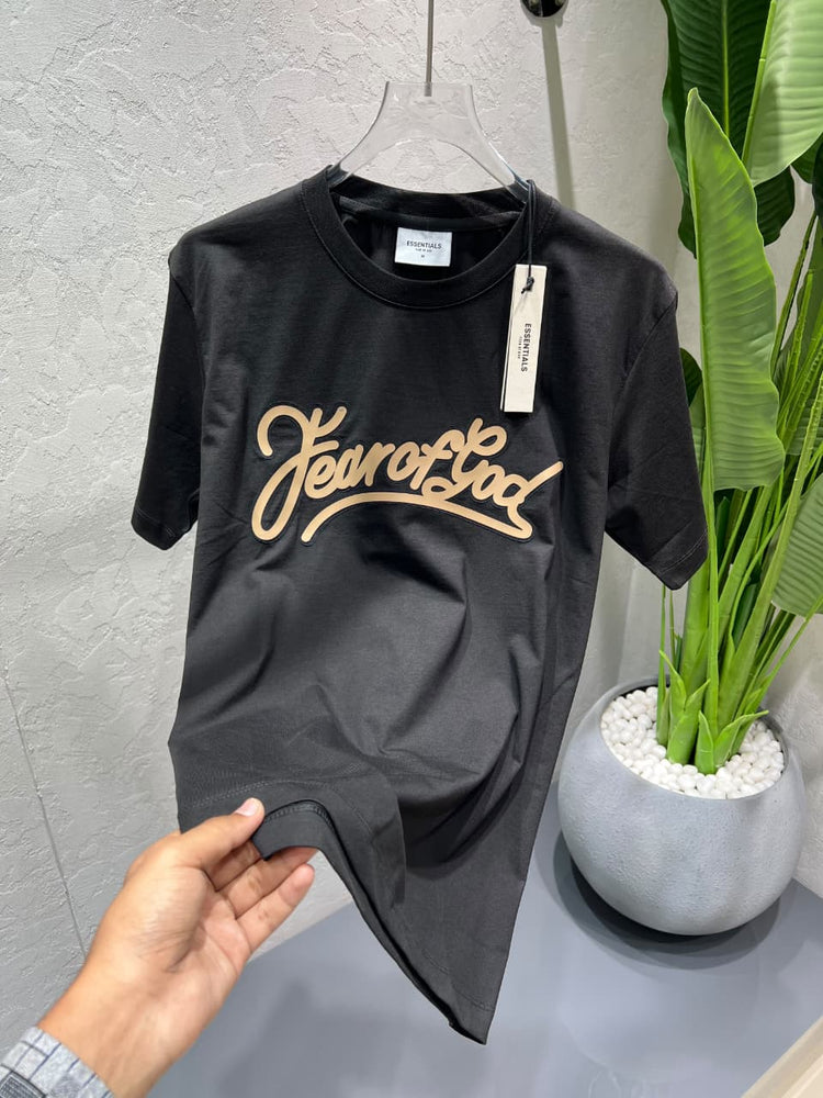 Fear of God Essentials Oversized T-Shirt for Men | Premium Cotton Lycra 240 GSM